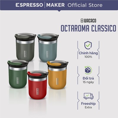 Cốc giữ nhiệt Wacaco Octaroma Classico 180ml - Bảo hành chính hãng 24 tháng