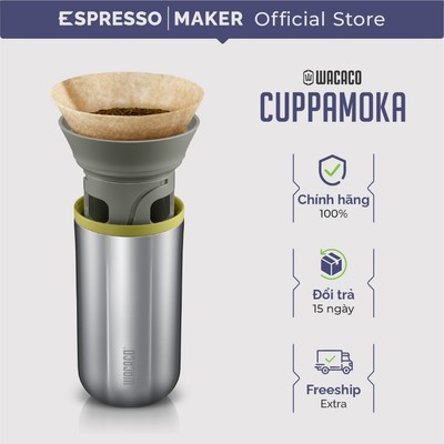 Bộ pha cà phê Pour Over Wacaco Cuppamoka dung tích 300ml - Bảo hành chính hãng 24 tháng