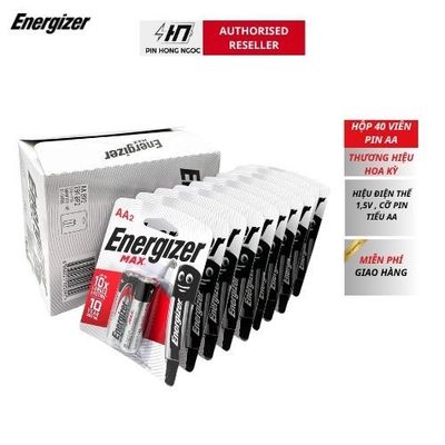 Hộp 40 viên Pin ENERGIZER MAX AA , AAA 1,5V - Hàng chính hãng