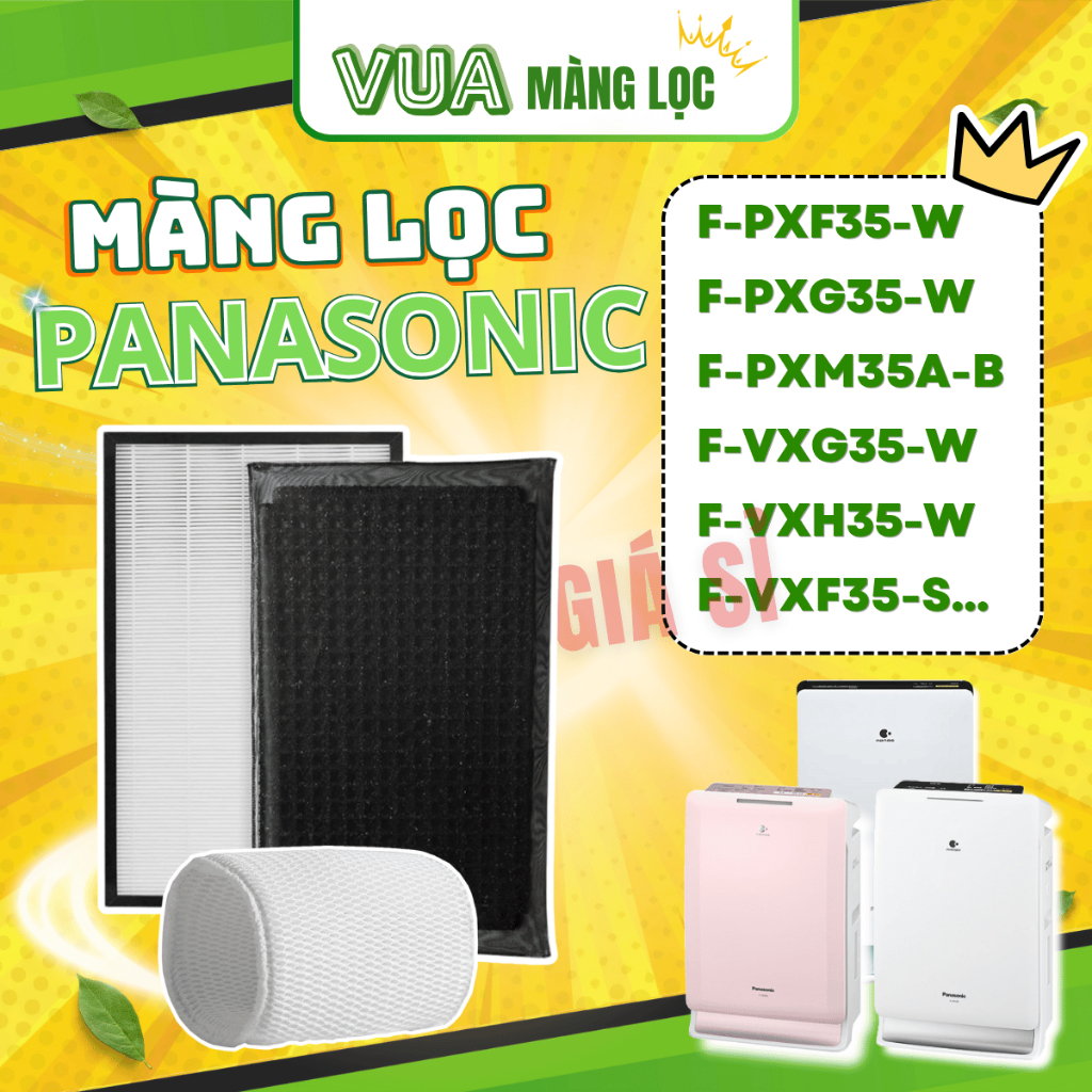 Màng lọc không khí Panasonic: F-PXF35, F-PXG35, F-PXM35A, F-VXF35, F-VXG35, F-VXH35, F-PXL45,...