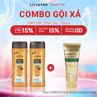 [MUA 2 TẶNG 1 CHAI XẢ] Dầu Gội Xả 2IN1 LILYSTAR 200ml Phục Hồi Tóc Chứa Tinh Dầu Nuôi Dưỡng Ẩm Giúp Tóc Mềm Mượt