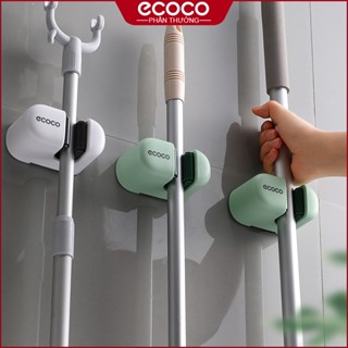 Móc Treo Cây Lau Nhà Dán Tường Ecoco, Móc Treo Chổi Đa Năng Lắp Đặt Không Cần Khoan Đục Treo Các Vật Dụng Nhà Bếp
