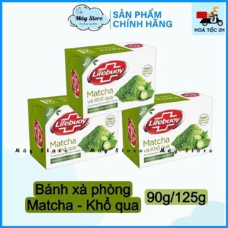 Bánh xà phòng Lifebuoy diệt khuẩn Matcha và khổ qua 90g/125g