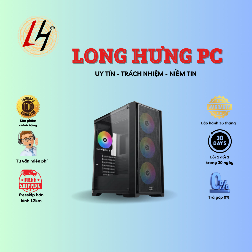 PC gaming 6: Core i5 12400F, Ram 32G, VGA 3050 6G