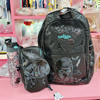 Full set Balo Smiggle Ninja tiểu học size 42*30cm