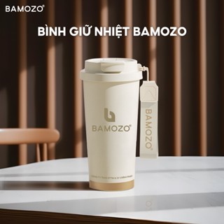 Bình Giữ Nhiệt Bamozo Chất Liệu Inox 316, Dung Tích 500ml Kèm Quai Xách Tiện Lợi_BG01316KE