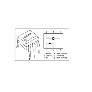 Sản phẩm MOC3021 DIP6