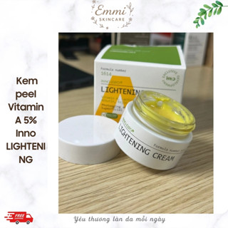 (chiết 1g dùng 1 lần) Kem peel Vitamin A 5% Inno LIGHTENING Tái Tạo Đều Màu Da Giảm Thâm Mụn