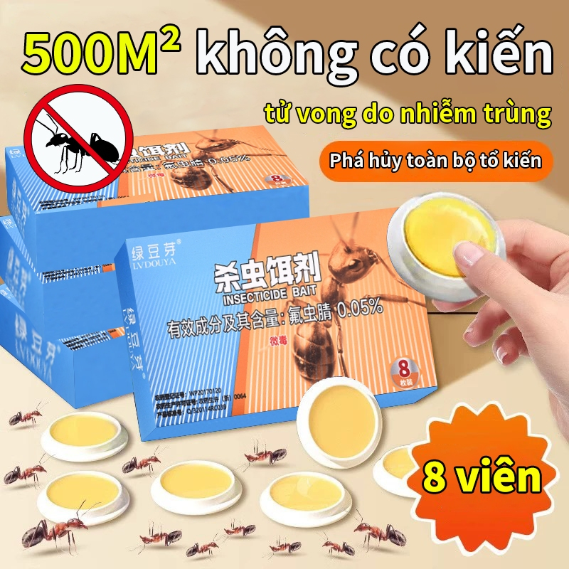 🐜500M²không có kiến🐜thuốc diệt kiến tận gốc thuốc diệt kiến sinh học chống kiến(8viên,An toàn cho con người và vật nuôi)