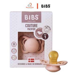 Ti giả đầu dẹt cao su tự nhiên Bibs Couture Latex hình bướm chỉnh nha cho bé sơ sinh - Monnie Kids