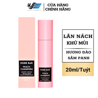 Hobebar Lăn Khử Mùi Nữ 20ml – Hương Đào Dịu Mát, Ngăn Mùi Hôi Nách, Hỗ Trợ Làm Sáng Da, Thơm Cơ Thể