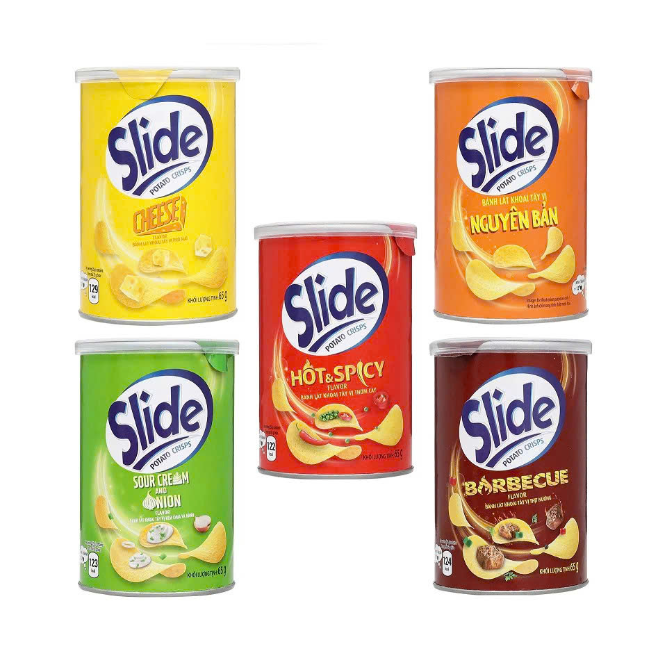 Slide – Snack Khoai Tây Giòn Tan (65g)