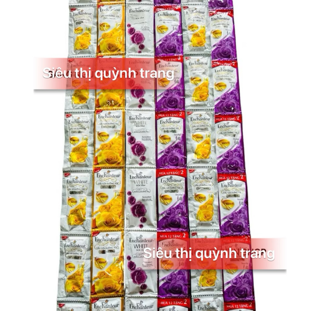 Dây Dầu Gội/Dầu Xả/Sữa Tắm Enchanteur 6g x 14 gói ...