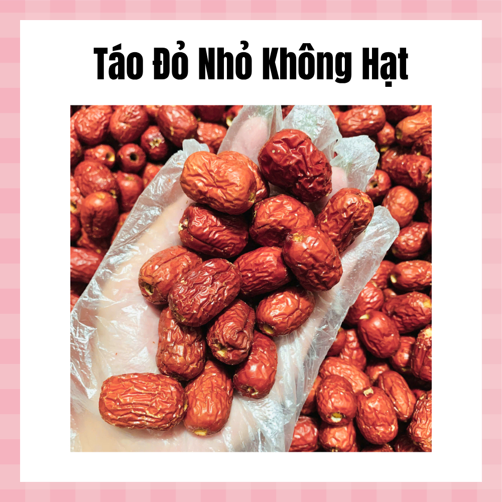 Táo Đỏ Không Hạt, loại ngon, ăn liền hoặc pha trà - Date luôn mới