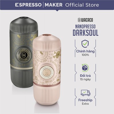 Dụng cụ pha cà phê Wacaco Nanopresso limited Darksouls - Kèm hộp chống sốc