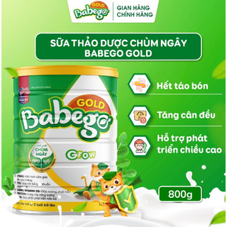 BEBEGO GOLD 400G - SỮA HỖ TRỢ TĂNG CÂN, TÁO BÓN CHO BÉ