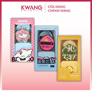 Bông Mút Trang Điểm AMORTALS Chính Hãng Siêu Mềm Dễ Tán Kem Nền Kèm