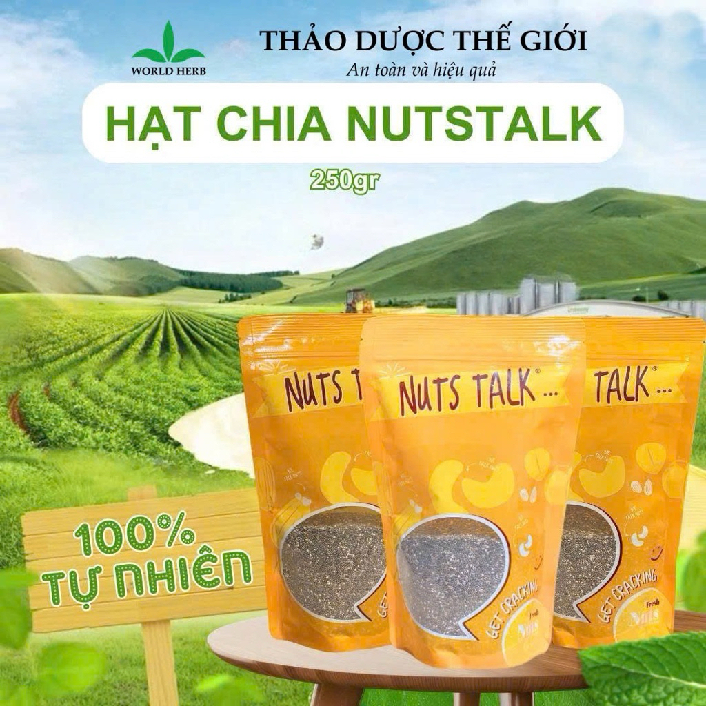 Hạt Chia Organic Nuts Talk 250gr - Chia Seed
