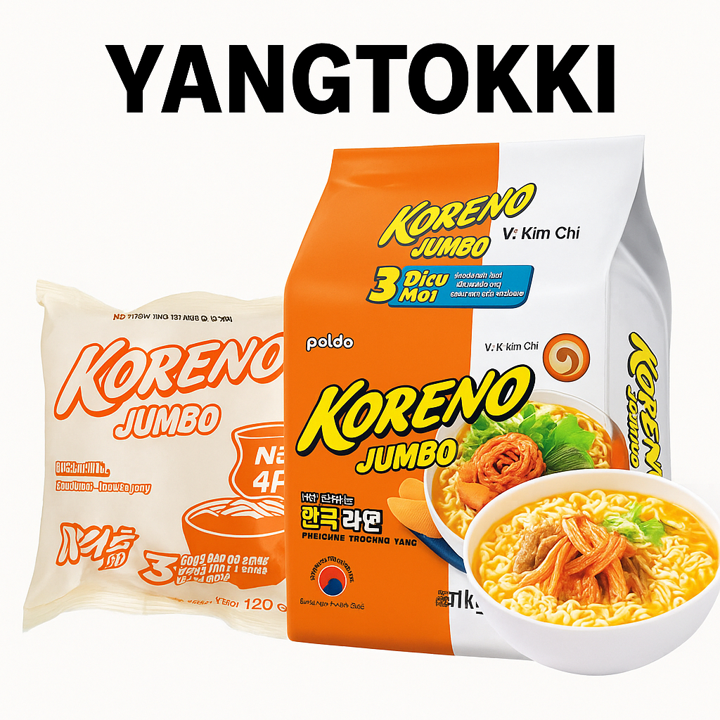 Gói mỳ KORENO vị KIM CHI