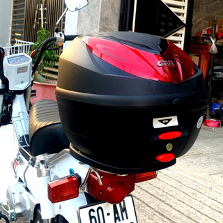 Thùng Givi E250N "Con Rùa" Cho Xe Chaly (Tự Gắn Lên Baga Zin) - Hàng Chính Hãng, BH 2 Năm
