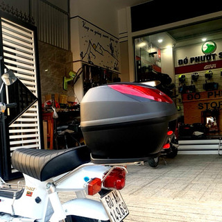 Thùng Givi E250N "Con Rùa" Cho Xe Chaly (Tự Gắn Lên Baga Zin) - Hàng Chính Hãng, BH 2 Năm