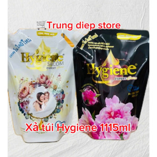 Combo 2 túi nước xả vải Hygeine 1115ml thơm mát nhanh sạch bọt