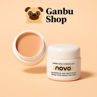  Kem Nền Novo Che Khuyết Điểm Mềm Mịn Tự Nhiên Super High Concealer 12g 