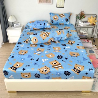 Bộ ga giường 4 món REE Bedding R358 chất thun lạnh đủ size drap trải nệm 1m2 1m4 1m6 1m8 2m