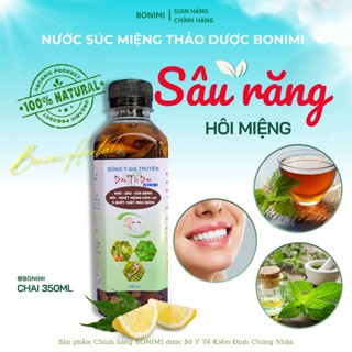  Nước Súc Miệng Thảo Dược Bonimi. Đau Sâu Sún Răng. Viêm Lợi Nhiệt Miệng Sâu Răng. 