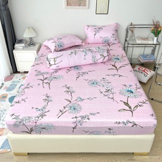 Bộ ga giường 4 món REE Bedding R423 chất thun lạnh đủ size drap trải nệm 1m2 1m4 1m6 1m8 2m