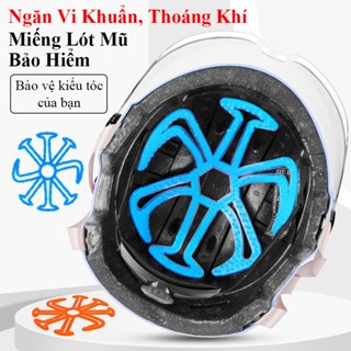 Lót silicon mũ bảo hiểm COACE Lót đệm nón bảo hiểm thoáng khí chống xẹp tóc bảo vệ massage da đầu