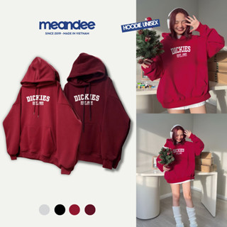 Áo Hoodie Lót Lông Nam Nữ Meandee Hoodie Nỉ Đỏ Tươi Đỏ Đô form rộng rãi màu dày dặn Ulzzang - HDLDK1