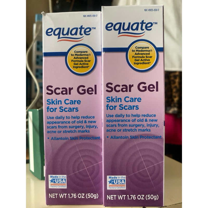 [Hàng Mỹ] Equate Scar Gel Bôi các loại Sẹo và rạn da. 50gam
