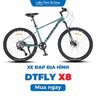 Xe Đạp Địa Hình DTFLY X8, Khung Nhôm, Đề SHIMANO CUES U-6000, Phanh Dầu | Xe Đạp DTFLY Việt Nam