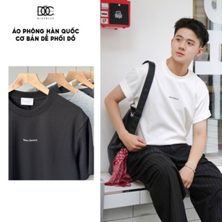 Áo phông nam basic Độc menswear form rộng oversize hàn quốc - AP686