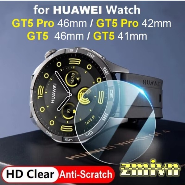 Cường lực bảo vệ màn dành cho Huawei Watch GT5 / GT5 Pro GT3 GT4 GT3 GT2 GT1 GT 41mm 46mm