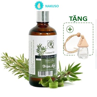 Tinh Dầu Tràm Huế Nguyên Chất Xông phòng, Khử Mùi, Giữ Ấm, Đuổi Muỗi, Tắm cho bé (100ml)