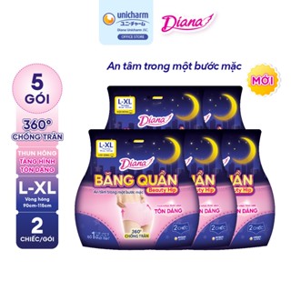 [V] Diana Băng Quần Beauty Hip size S-M & M-L & L-XL (2 chiếc/gói)