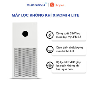 Máy Lọc Không Khí Xiaomi Mi Air Purifier 4 Lite, Lọc Bụi Mịn PM2.5 & Khử Mùi Cho Phòng 45m2 - Bảo hành 12 tháng