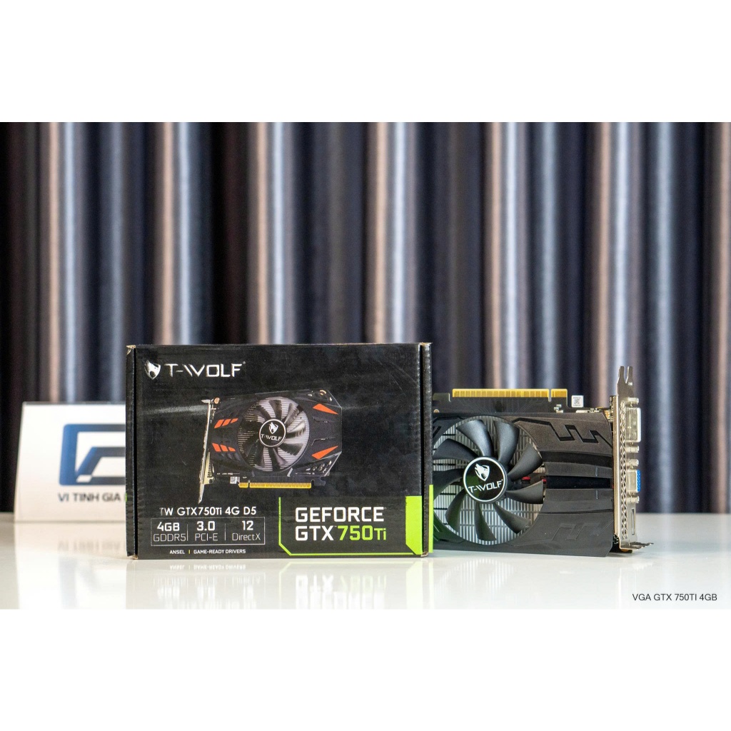 Card màn hình Mới New Box TWOLF GTX 750Ti (4G/D5/128Bits) Chính Hãng Bảo hành 36 Tháng