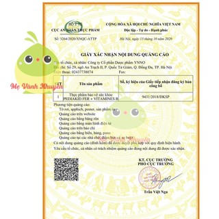 Siro sắt và vitamin B Pediakid Fer + Vitamines B, Pháp (125ml)