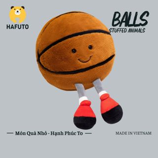 Gấu Bông Hình Quả Bóng Rổ Lông Xù Mềm Mịn Cao Cấp Hafuto, Quà Tặng Đồ Chơi Cho Mọi Lứa Tuổi