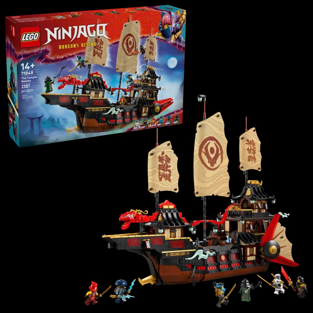 Lego 71848 Đồ Chơi Lắp Ghép The Temple Bounty - Thuyền Phiêu Lưu