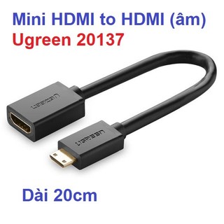 Cáp chuyển đổi Mini HDMI sang HDMI (20137 , 11167) Ugreen