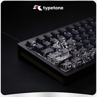 Hắc Lãng – Keycap Sóng Đen Xuyên LED Nhật Bản – 128 phím | PBT Cherry Profile – Sóng đen, dữ dội