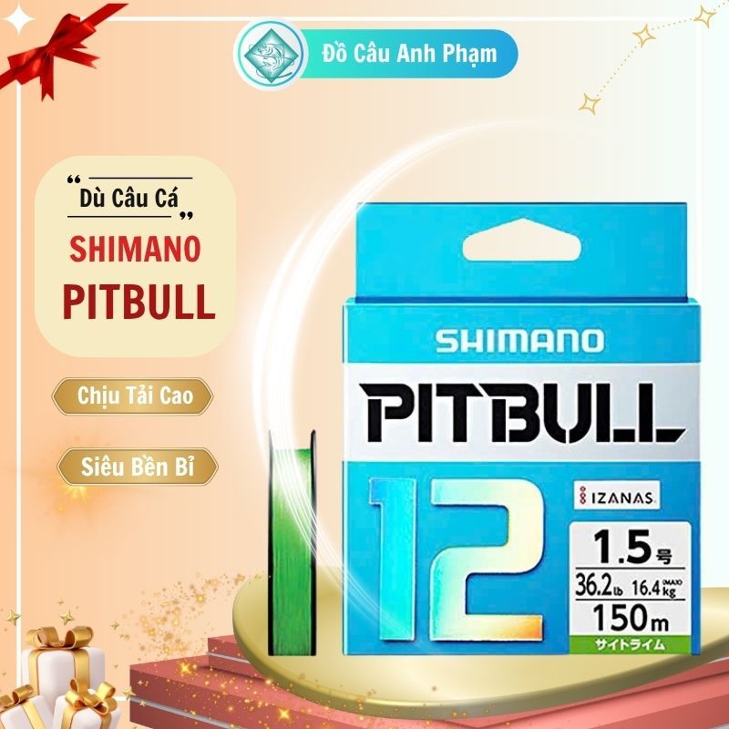 Dây dù câu lure 150m Pitpull X12 chuyên câu lure câu lục câu đài câu lance câu ba tiêu siêu bền mềm 