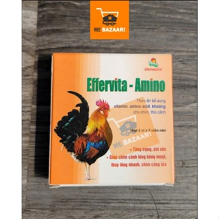 Vemedim Effervita-Amino Bổ Sung Vitamin, Amino Acid, Khoáng cho Gà Đá, Chó Mèo, Chim