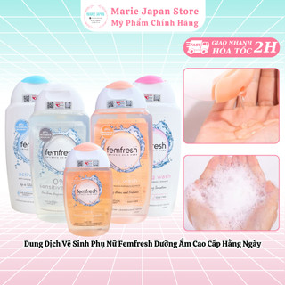 [CHE TÊN] Dung Dịch Vệ Sinh Phụ Nữ Femfresh Daily Intimate Wash Dưỡng Ẩm Cao Cấp Hằng Ngày 250ml - Marie Japan