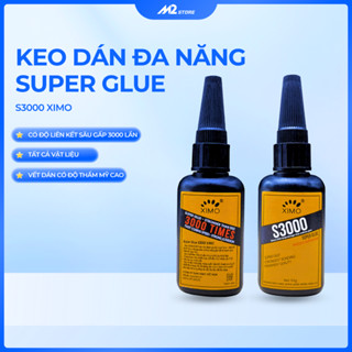 Keo dán đa năng S3000 XIMO dán tất cả vật liệu gỗ, vải, gốm, sứ, sắt, nhôm, nhựa
