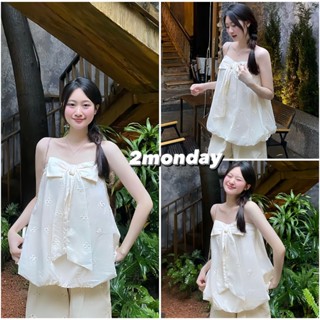 [LOẠI 1/ SẴN] ÁO ỐNG QUÂY CHUN DÁNG BÍ ĐÍNH NƠ HOẠ TIẾT HOA THÊU 2MONDAY A72